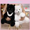 Adorable Plush Bear Doll Perfect For Kids Festival Gifts In Soft White Black And Brown Colors