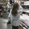 2025 Autumn Korean Loose-Fit Letter Print Thin Sweater for Women - Long Sleeve Pullover for Students