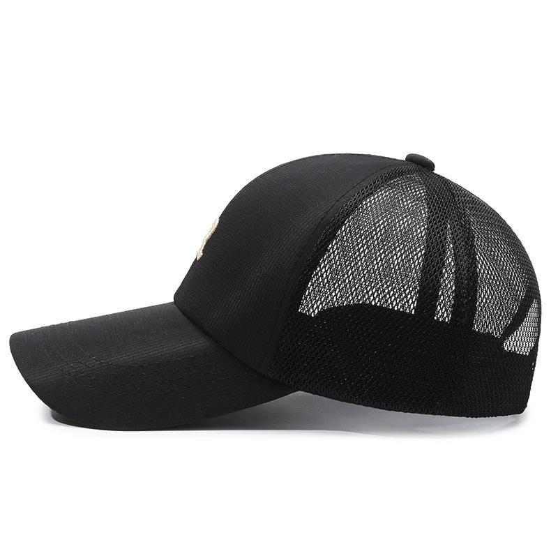 Spring and summer breathable baseball cap light and thin mesh cap R standard cap men's and women's outdoor visor fishing cap