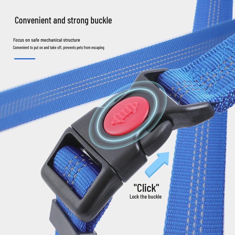 Pet Car Safety Belt with Round Ring for Dogs