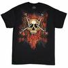 Slayer Blood Logo Swords & Skull Mens Cotton T-Shirt