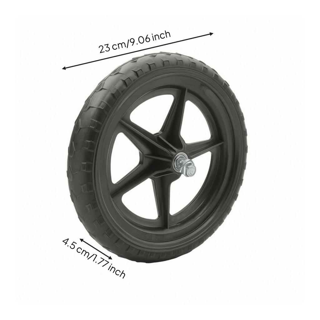 balance bikes Wheel Treaded with Hub Axle-Mounted for Young