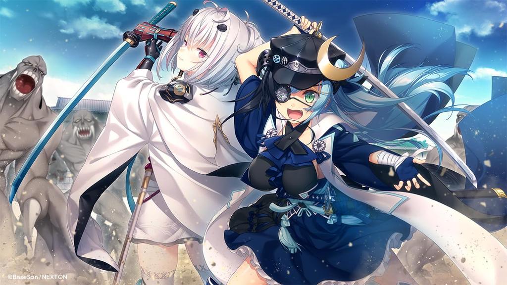BRAVE I Nagasokabe Special B5 Illustration Card Original Comes with a Newly Drawn Cotton Drawstring Sengoku†Koihime ~Shikoku Oniwako, Edition~