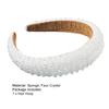 Handmade Braided Elegant Girls Hair Hoop Full Faux Crystal Beads Decor Luxury Hairband Hair Accessories