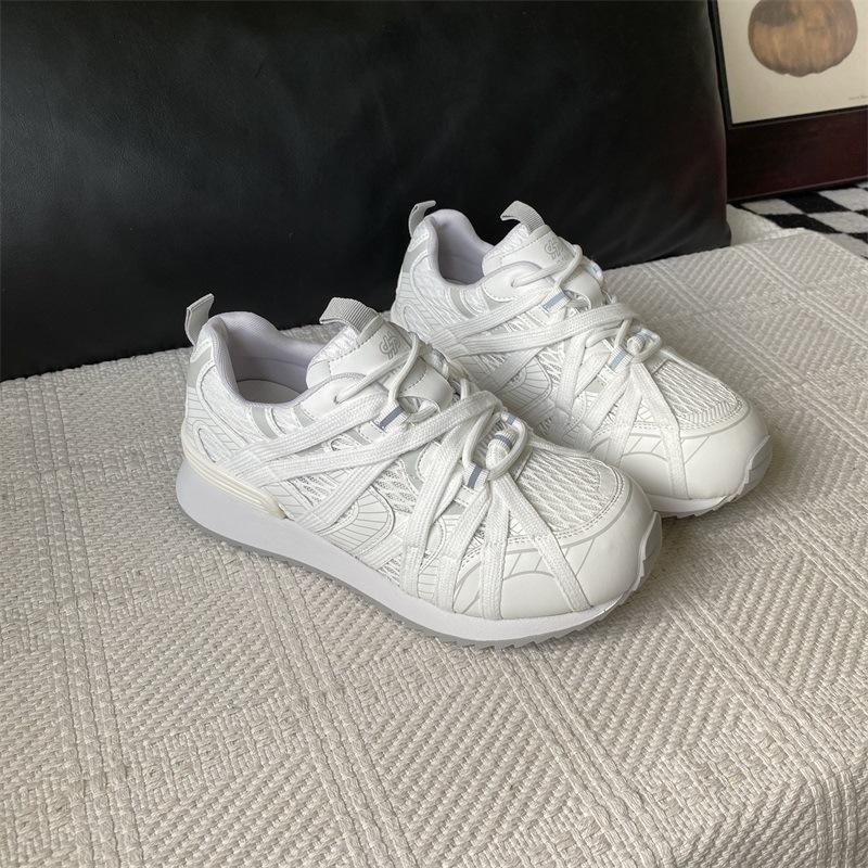 

Sports and leisure mesh breathable dad shoes for women 2025 summer new versatile non-slip soft-soled jogging Forrest Gump shoes for women 40