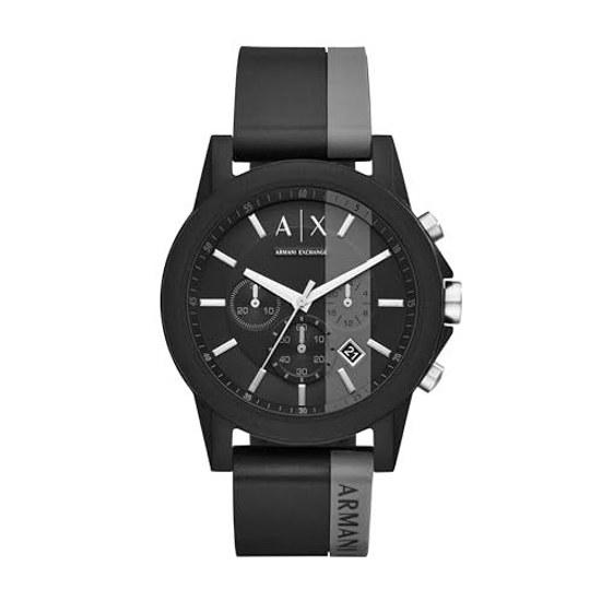 Armani Exchange watch mens analog silicone AX1331