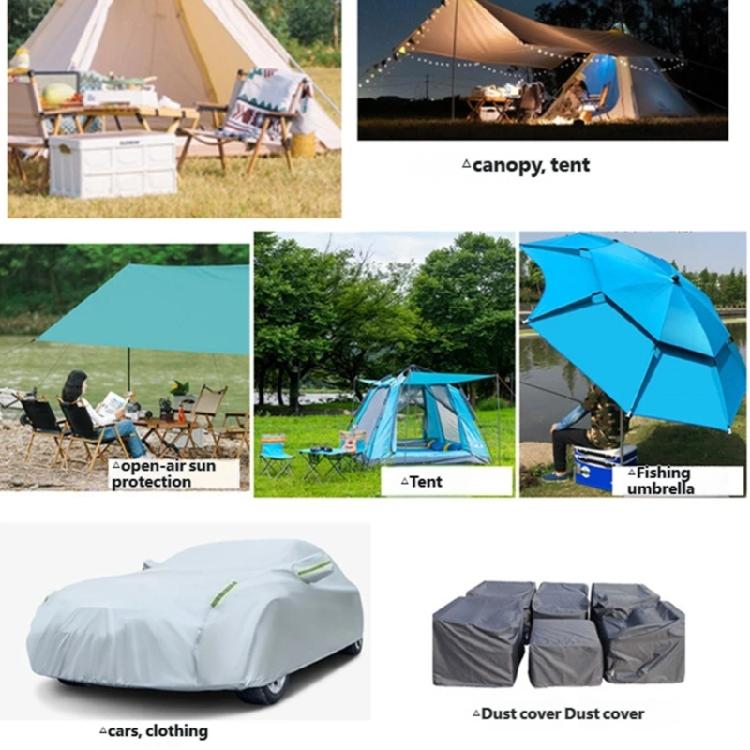 Lightweight Waterproof Polyester Fabric Breathable Windproof Cloth For Outdoor Shelter DIY Projects And Camping Gear