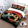 Soccer ball player silhouettes. Bedding sets Duvet cover sets Duvet covers Pillowcases(1 * Duvet Cover 2 * Pillowcases, without duvet insert)