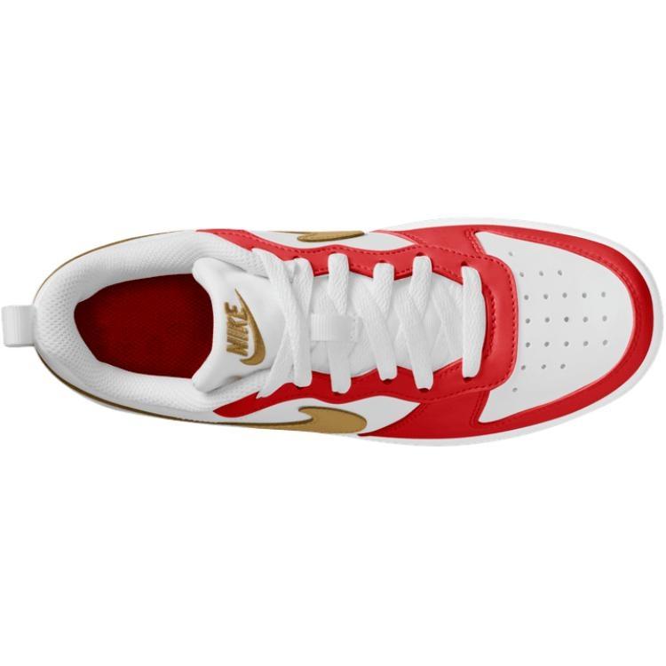 Nike Court Borough Low 'Red White Metallic Gold' Men's DV5456-137