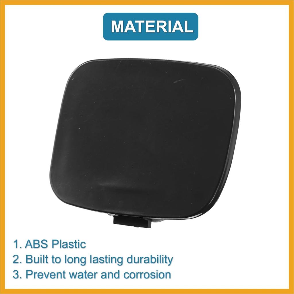 Car Rear Bumper Tow Hook Cover for Volvo S60 2011-2018 39802591 30795029 Towing Eye Cap Trailer Cap Black Replacement