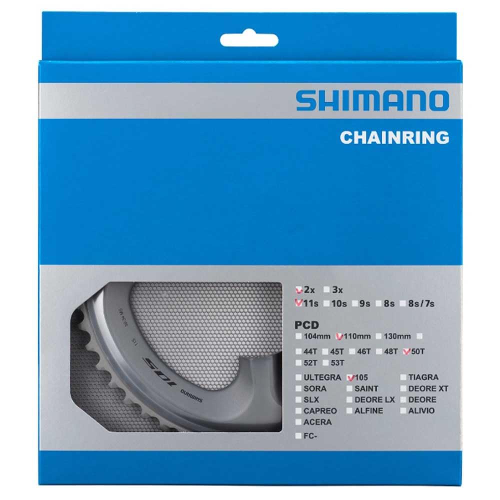 SHIMANO Repair Parts Chainring for Y1WV98040 52T-MT (Silver) 52-36T FC-R7000