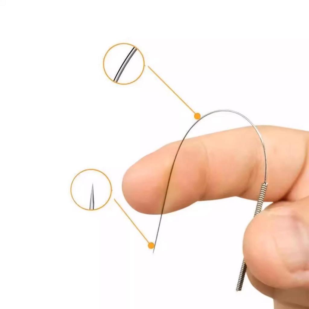 LQHZC Nozzle Cleaning Needle Set Motorcycle Carburetor Cleaning Needle Wire