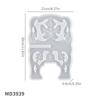 DIY Tool Book Holder Mold Silicone Material Bookshelf Mold New Reading Rack  Home Display