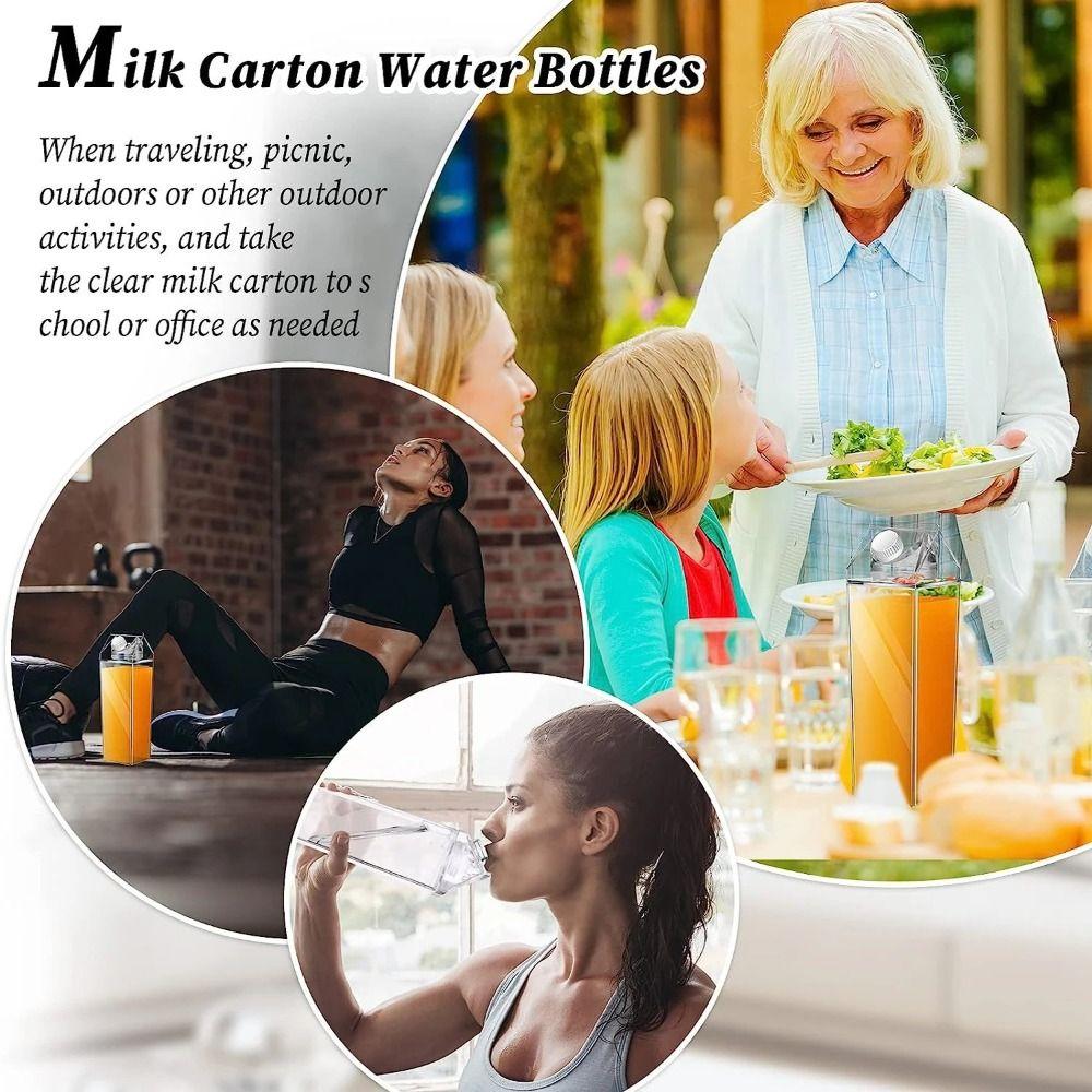500/1000ml Juice Cup TPE Water Mug Portable Milk Cup