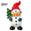 Resin Santa Claus Figurines Christmas Figurine Vintage Snowman Statue Winter Festive Decorative Statue Holiday Tabletop Decoration for Home