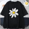 New Daisy Flower Printed T Shirt Unisex Unisex Teens Girl Fashion Hip Hop Harajuku Casual Short Sleeve Tops Daisy Lover Gift Tee Fun