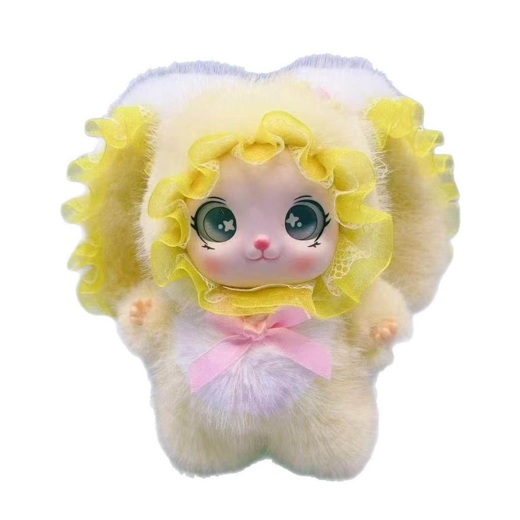 2026 Best-Selling Cute Big Ear Rabbit Plush Pendant Doll