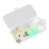 Fly Hook Throwing Set Simulation Fishing Lures Bait Kit with Floating and Slow Sinking Aids for Outdoor Fishing