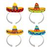 6 Pieces Mexican Fiesta Headbands Headpiece Theme Party Decorations Headwear For Celebrations And Photo Props