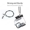 Anti-lost Wire Rope Safety Rope For GoPro 13 12 11 10 9 8 7 SJCAM AKASO Insta360 X5 X4 X3 DJI Osmo Action 5 4 Pocket 3 Accessory