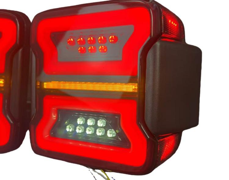 Compatible LED Taillights with Sequential Turn Signals for Jeep Wrangler JL/JK