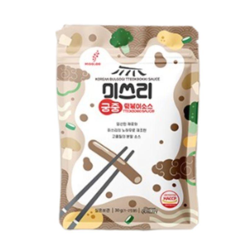 Miss Lee Royal Court Tteokbokki Sauce Korean Soy Sauce Rice Cake Sauce Sweet Savory Flavor 30g x3 1set(3ea)