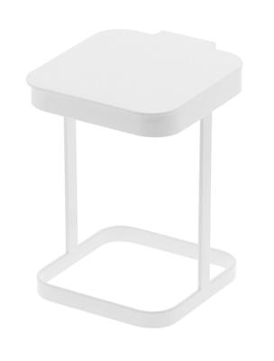 Yamazaki Plastic Bag Holder with 3330 Eco-Friendly Lid, Tower, White,