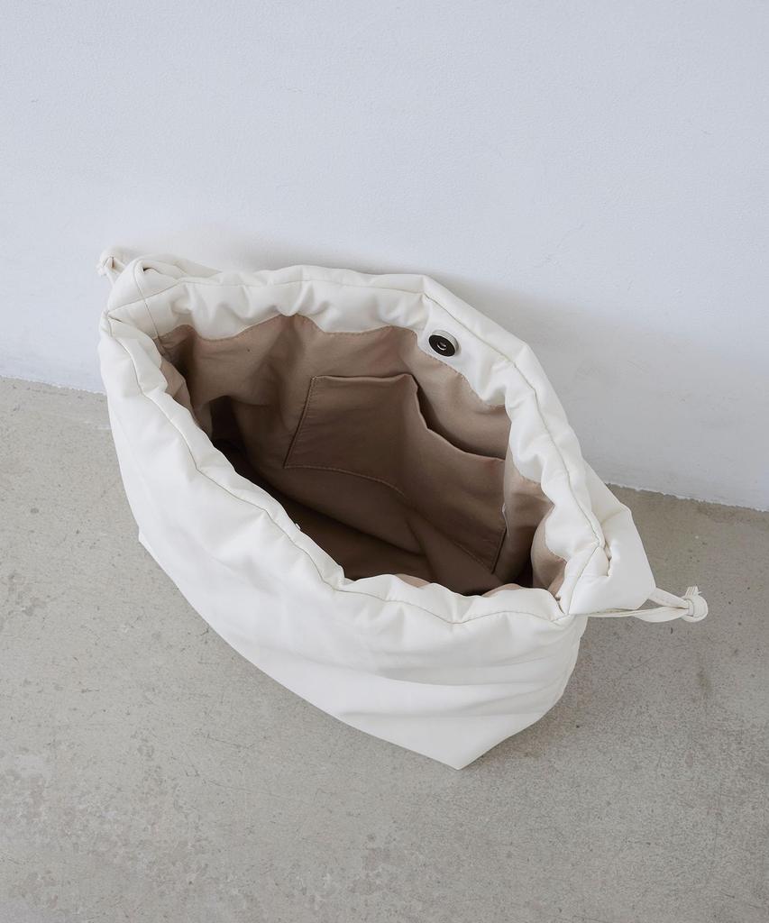 EFOLE Gepolsterte Kordelzug-Tragetasche aus Kunstleder für Damen