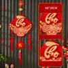 Pendenti da Appendere per il Capodanno Vietnamita con Nappa Finestra Porta Festa Ornamento da Appendere 2026 Festa di Primavera Accessori per la Decorazione della Casa