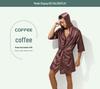 Unisex Lightweight Long-Sleeve Tie-Up Bathrobe - Solid Color Plus Size for Men & Women.