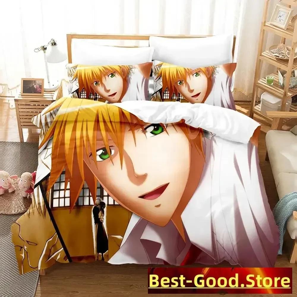 Kawai New Kaichou Wa Maid-sama Beding Set Printed Bed Linen Set With Pilowcase Bed Soft Duvet Cover Soft Single Double Quen King-Sized Dimensionsd