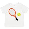 Inktastic Tennis Racket And Ball Toddler Kids Boys T-Shirt Sports Team Hobbies Hobby Child