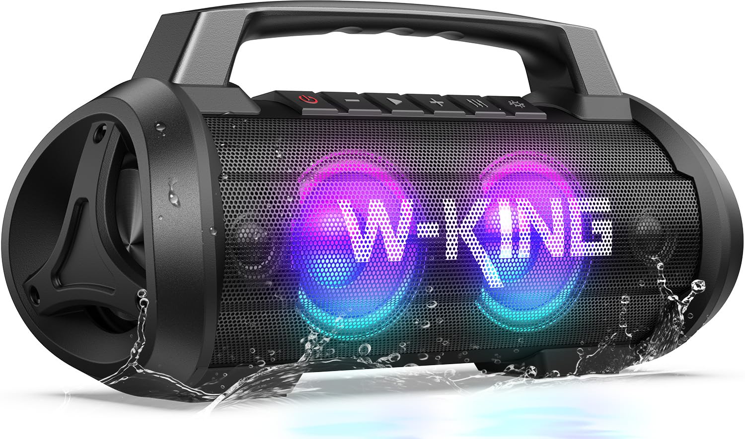 

70W speaker IPX6 waterproof dustproof wireless speaker high portable speaker stereo microphone 42 hours continuous enhanced bass pairing with 2