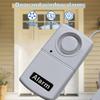 Magnetic Sensor Burglar Alarm Battery Powered High Decibel Detector Window Sensor Plastic Wireless High Decibel Alarm Windows
