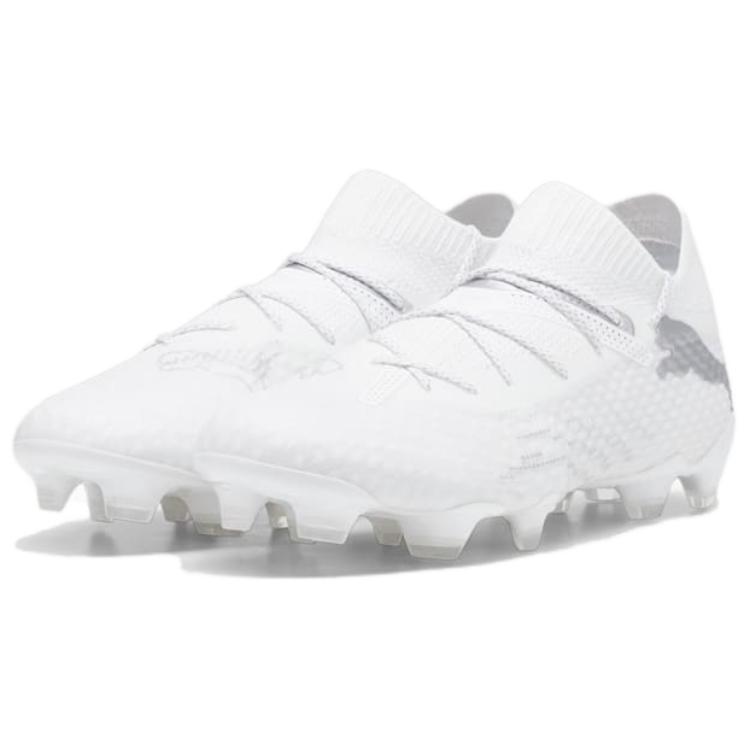 Puma Future 7 Ultimate FG AG White Pack Unisex Sneakers Silver 107916-04