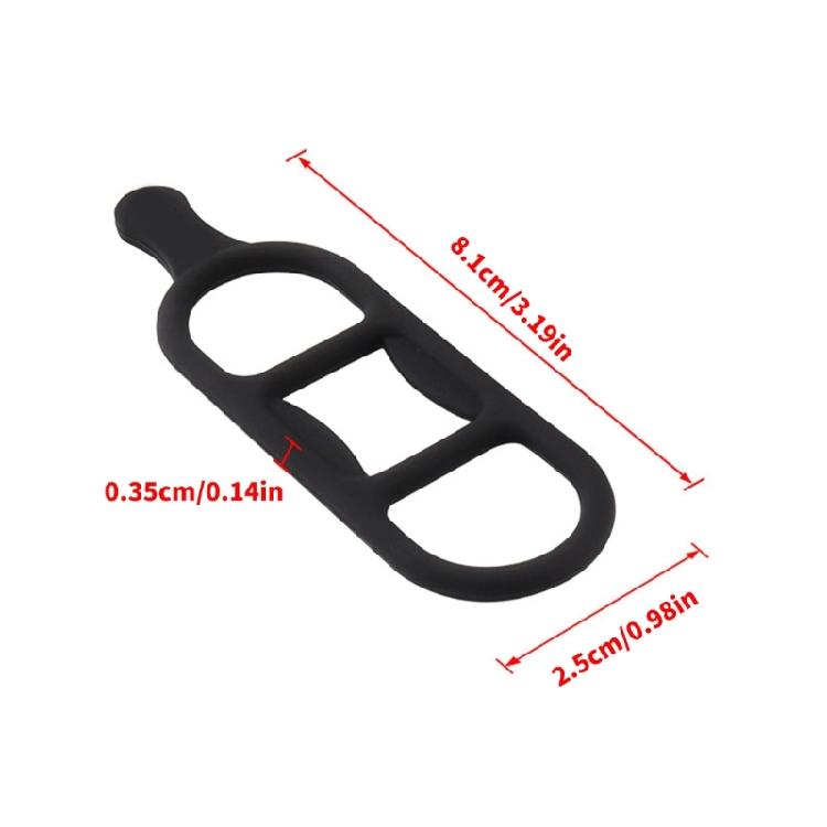 5lots Silicones Mount Band Waterproofed Bike Strap Easyly Install Bike Strap for Commuting and Adventure