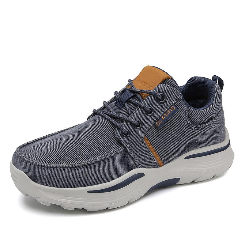 Hiking Shoes Casual And Fashionable Comfortable Canvas Shoes Four Seasons Outdoor Sports Shoes Large-Size Walking Shoes Men