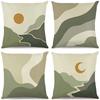 Morandi Color Abstract Pillowcase Minimalist Decorative Pillowcase Abstract Aesthetic Sofa Pillow Cushion Cover