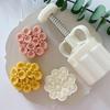 Plastic Mooncake Molds DIY Mooncake Stamps Osmanthus Shaped Baking Moulds Pastry Gadgets 3 Sizes for Mid-Autumn Festival