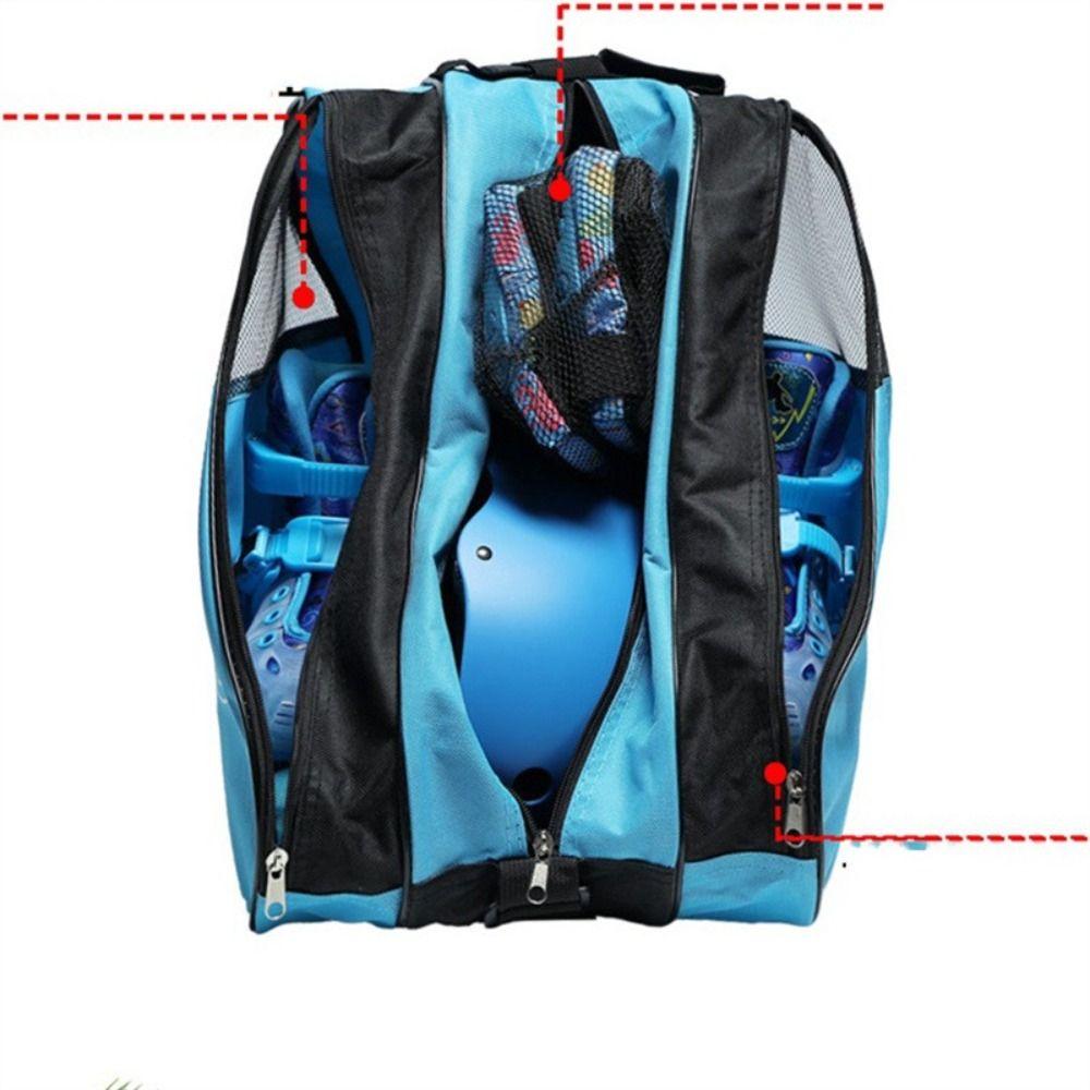 Large Capacity Roller Skates Bag Breathable Skating Shoes Case Ice Skating Bag  Inline Skates