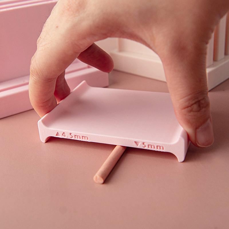 0,5-5 mm Mjuk Lerstång Valstransar DIY Handrullad Lerstång Vävda Örhängen Armband Hänge Tillverkning Polymerlera Verktyg