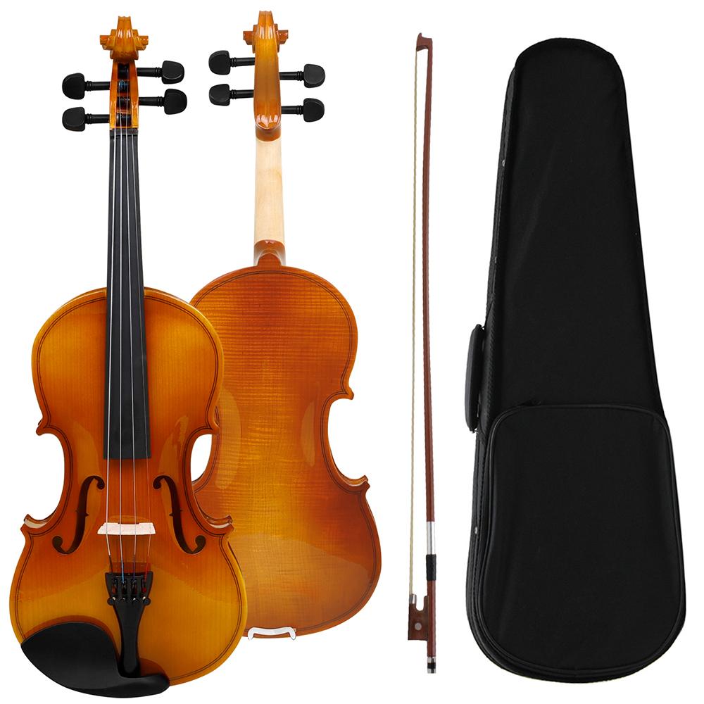 IRIN 4/4 Acoustic Violin Natural Color Spruce Violin Fiddle with Case Bow Pro Stringed Instrument For Playing Performance