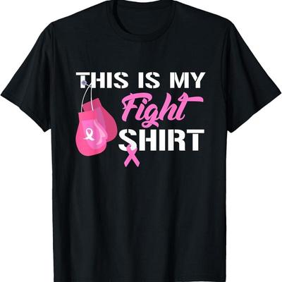 This Is My FighT T Shirt Breast Cancer Fighter Believe