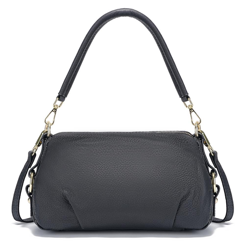 

Женская сумка Zency из натуральной кожи, очаровательная сумка-подушка чёрный