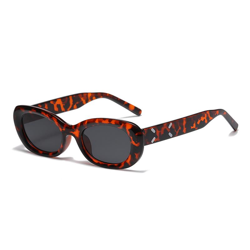 4713 New Oval Sunglasses European And American Ins Versatile Glasses 2024 Cross-Border Street Sunglasses Sunglasses
