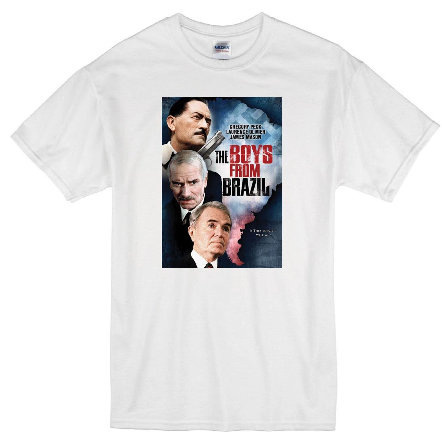 THE BOYS FROM BRAZIL GREGORY PECK LAURENCE OLIVIER 1978 MOVIE WHITE T-shirt S