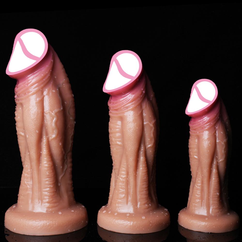 Huge Thick Realistic Dildo Big Penis Double Penetration Anal Plug Vagina Masturbator Fake Dick Dildos Adult Sex Toys for Women