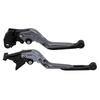 Nakira bromskopplingshandtag set GSX250R GSR250 GSXR x V-Strom250 (gunmetal svart)