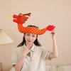 Dragon Boat Festival, dragon boat hood, hat, plush hood photo props, cartoon hood, performance props