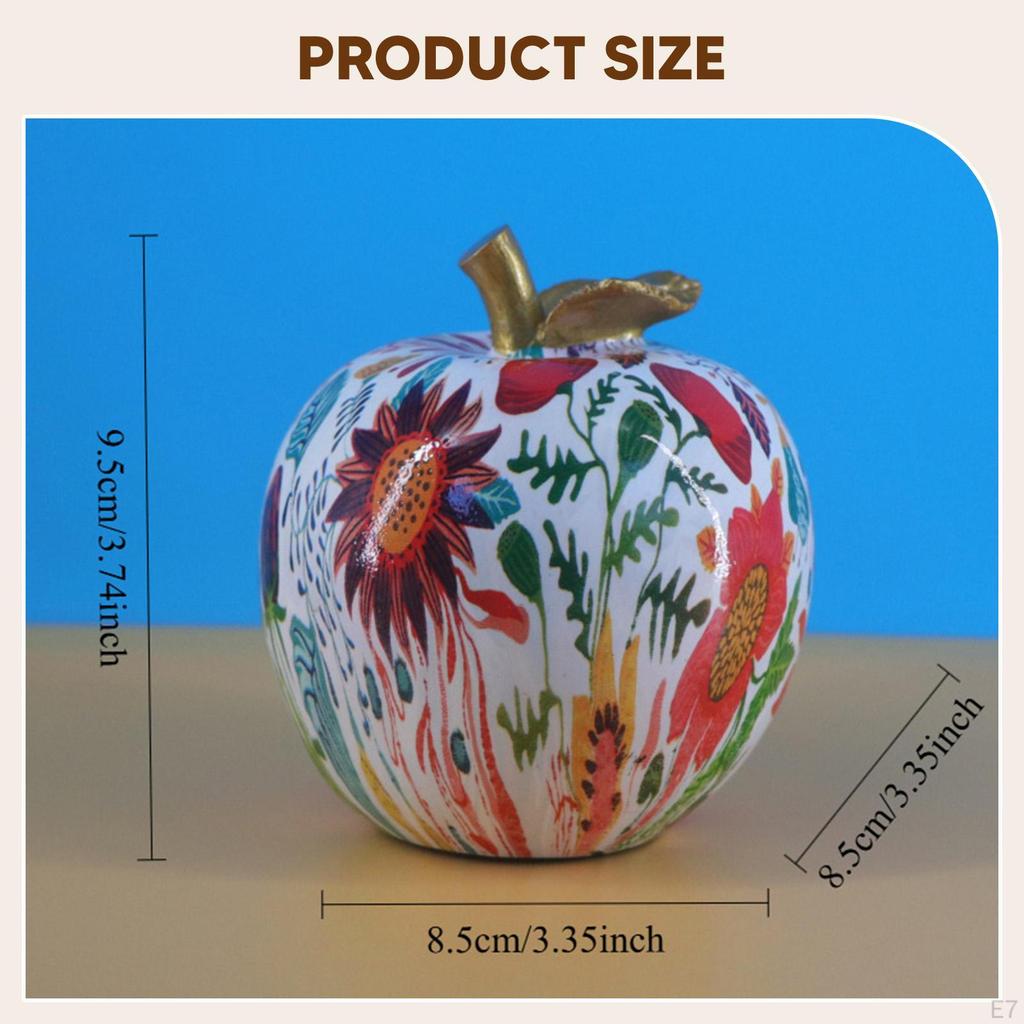 Appelbeeldje, Artistische Vruchtsculptuur, Modern Decoratief Ornament Gemaakt van Hars, Creatief,